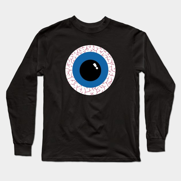 Blue eye balls Long Sleeve T-Shirt by MickeyEdwards